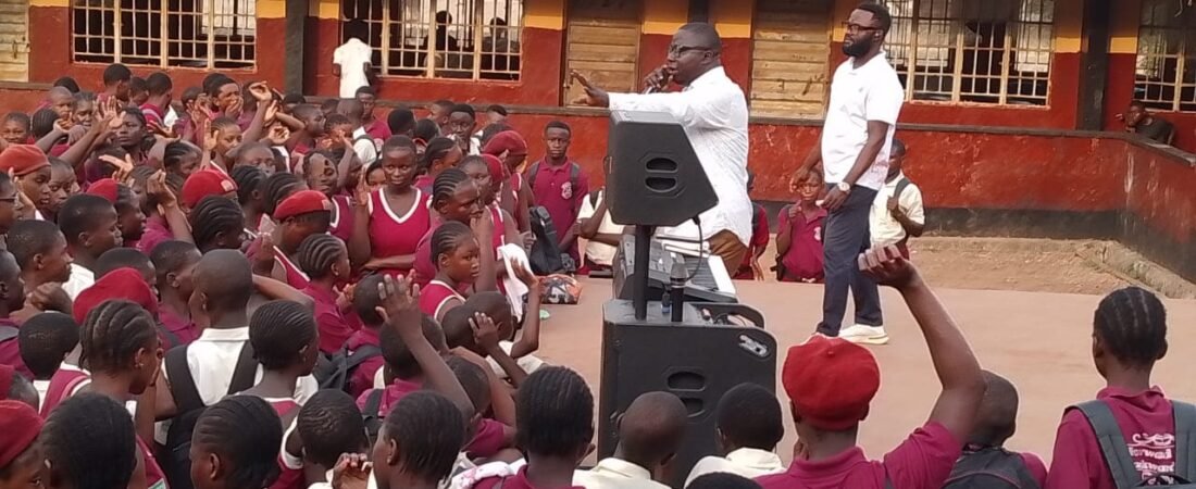 School Outreach at the Lady Patricia Kabbah Secondary School